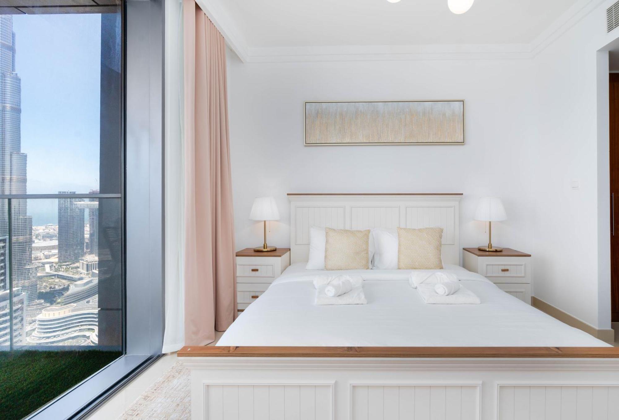 Lux Apt-Burj View Opp. Dxb Mall Dubaj Kültér fotó