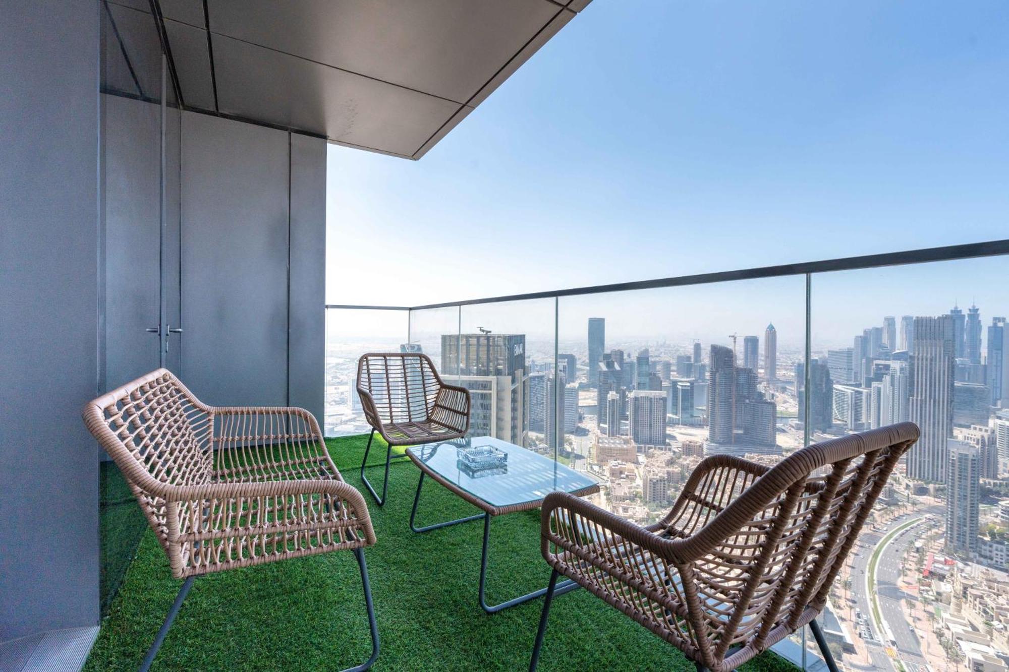 Lux Apt-Burj View Opp. Dxb Mall Dubaj Kültér fotó