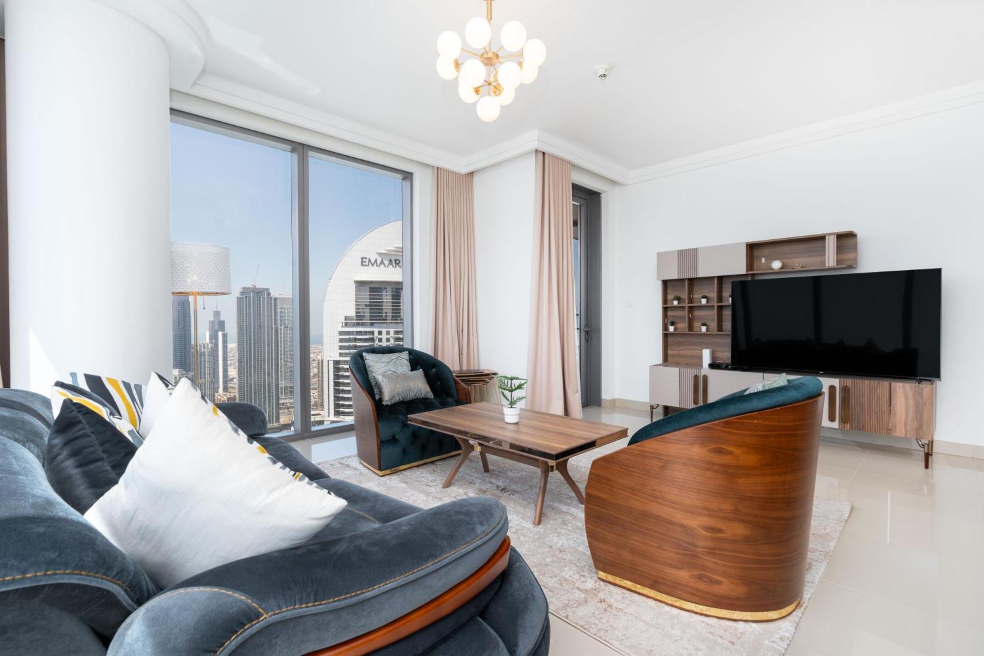Lux Apt-Burj View Opp. Dxb Mall Dubaj Kültér fotó