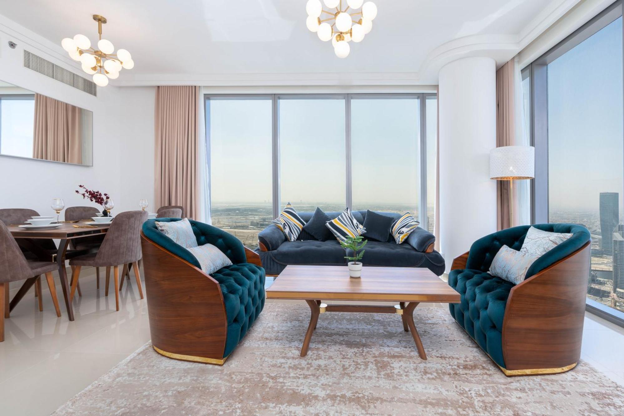 Lux Apt-Burj View Opp. Dxb Mall Dubaj Kültér fotó